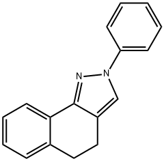 2-PHENYL-4,5-DIHYDRO-2H-BENZO[G]INDAZOLE Struktur