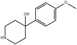 4-(4-METHOXY-PHENYL)-PIPERIDIN-4-OL Struktur