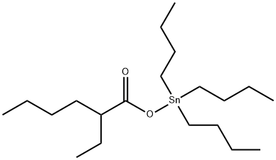 tributyl[(2-ethylhexanoyl)oxy]stannane Struktur