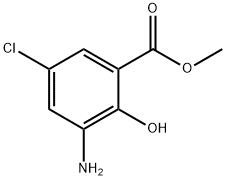 Methyl 3-amino-5-chloro-2-hydroxybenzoate Structure