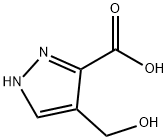 1H-Pyrazole-3-carboxylic acid, 4-(hydroxymethyl)- (9CI) Struktur