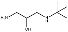 1-amino-3-[(1,1-dimethylethyl)amino]propan-2-ol  Struktur