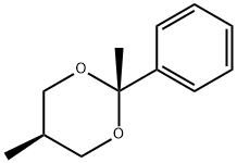 1,3-Dioxane,2,5-dimethyl-2-phenyl-,trans-(9CI) Struktur