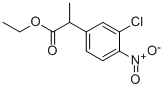 ETHYL 2-(3-CHLORO-4-NITROPHENYL)PROPIONATE Struktur