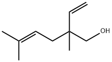 2-Ethenyl-2,5-dimethyl-4-hexen-1-ol Struktur