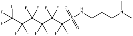 N-[3-(二甲氨基)丙基]-1,1,2,2,3,3,4,4,5,5,6,6,6-十三氟代-1-己烷磺酰胺, 50598-28-2, 結(jié)構(gòu)式