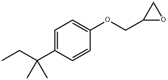 2-[[4-(2-methylbutan-2-yl)phenoxy]methyl]oxirane Struktur