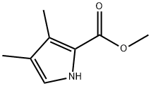 1H-Pyrrole-2-carboxylicacid,3,4-dimethyl-,methylester(9CI) Struktur