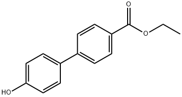 ETHYL 4'-HYDROXY-4-BIPHENYLCARBOXYLATE Struktur