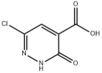 6-CHLORO-3-OXO-2,3-DIHYDROPYRIDAZINE-4-CARBOXYLIC ACID Struktur