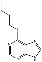 6-(BUTYLTHIO)-PURINE Struktur