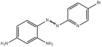 4-(5-BROMO-2-PYRIDYLAZO)-M-PHENYLENE- Struktur