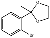 2-(2-BROMOPHENYL)-2-METHYL-1,3-DIOXOLANE Struktur