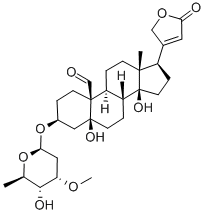 3β-[(3-O-メチル-2,6-ジデオキシ-β-D-ribo-ヘキソピラノシル)オキシ]-5,14-ジヒドロキシ-19-オキソ-5β-カルダ-20(22)-エノリド