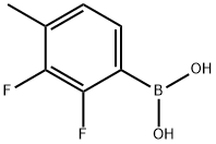 2,3-Difluoro-4-methylphenylboronicacid Struktur