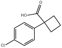 1-(4-CHLOROPHENYL)-1-CYCLOBUTANECARBOXYLIC ACID Struktur