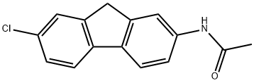 N-(7-CHLORO-2-FLUORENYL)ACETAMIDE Struktur