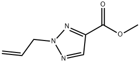 2H-1,2,3-Triazole-4-carboxylicacid,2-(2-propenyl)-,methylester(9CI) Struktur