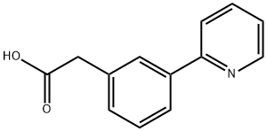 3-(2-PYRIDINYL)BENZENEACETIC ACID Struktur