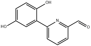 2-Pyridinecarboxaldehyde, 6-(2,5-dihydroxyphenyl)- (9CI) Struktur