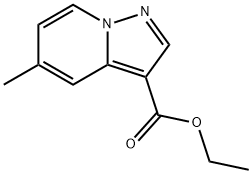 5-METHYL-PYRAZOLO[1,5-A]PYRIDINE-3-CARBOXYLIC ACID ETHYL ESTER Struktur