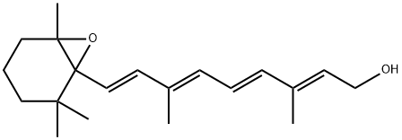 5,6-monoepoxy vitamin A Struktur