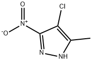5-甲基-4-氯-3-硝基吡唑 結(jié)構(gòu)式