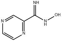 N'-HYDROXY-2-PYRAZINECARBOXIMIDAMIDE Struktur