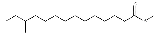 12-メチルテトラデカン酸メチル 化學(xué)構(gòu)造式