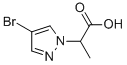 2-(4-BROMO-PYRAZOL-1-YL)-PROPIONIC ACID Struktur