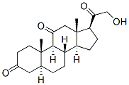 Allopregnan-21-ol-3,11,20-trione Struktur