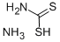 Ammonium dithiocarbamate Structure