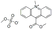 9-(Methoxycarbonyl)-10-methylacridinium Methyl Sulfate Struktur