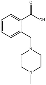 2-(4-METHYLPIPERAZIN-1-YLMETHYL)BENZOIC ACID Struktur