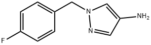 1-(4-氟芐)-1H-吡唑-4-胺 1HCL, 514801-12-8, 結(jié)構(gòu)式