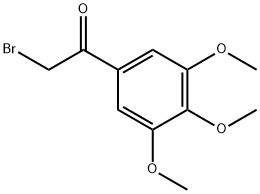 2-Bromo-1-(3,4,5-trimethoxy-phenyl)-ethanone Struktur