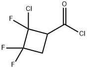 Cyclobutanecarbonyl chloride, 2-chloro-2,3,3-trifluoro- (9CI) Struktur