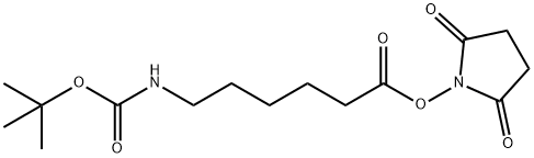 6-(BOC-AMINO)CAPROIC ACID N-SUCCINIMIDYL ESTER Struktur