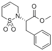 2H-1,2-THIAZINE-2-ACETIC ACID, 3,6-DIHYDRO-ALPHA-(PHENYLMETHYL)-, METHYL ESTER, 1,1-DIOXIDE, (ALPHAS) Struktur