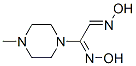 Piperazine, 1-[bis(hydroxyimino)ethyl]-4-methyl- (9CI) Struktur