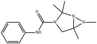 1,3,6-Triazabicyclo[3.1.0]hexane-3-carboxamide,2,2,5,6-tetramethyl-N-phenyl- Struktur