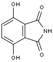 3,6-dihydroxyphthalimide Struktur