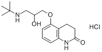 Carteolol hydrochloride Struktur