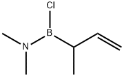 Chloro(N,N-dimethylamino)(1-methyl-2-propenyl)borane Struktur