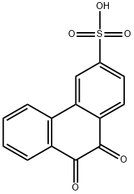 9,10-Dihydro-9,10-dioxo-3-phenanthrenesulfonic acid Struktur