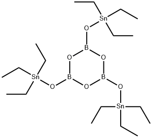 Boroxin,  tris[(triethylstannyl)oxy]-  (9CI) Struktur