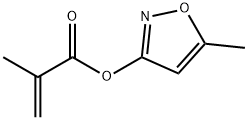 2-Propenoicacid,2-methyl-,5-methyl-3-isoxazolylester(9CI) Struktur