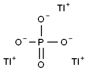 thallium phosphate  Struktur