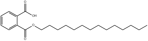 Phthalic acid 1-tetradecyl ester Struktur