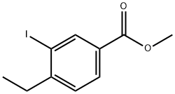 Methyl 4-ethyl-3-iodobenzoate Struktur